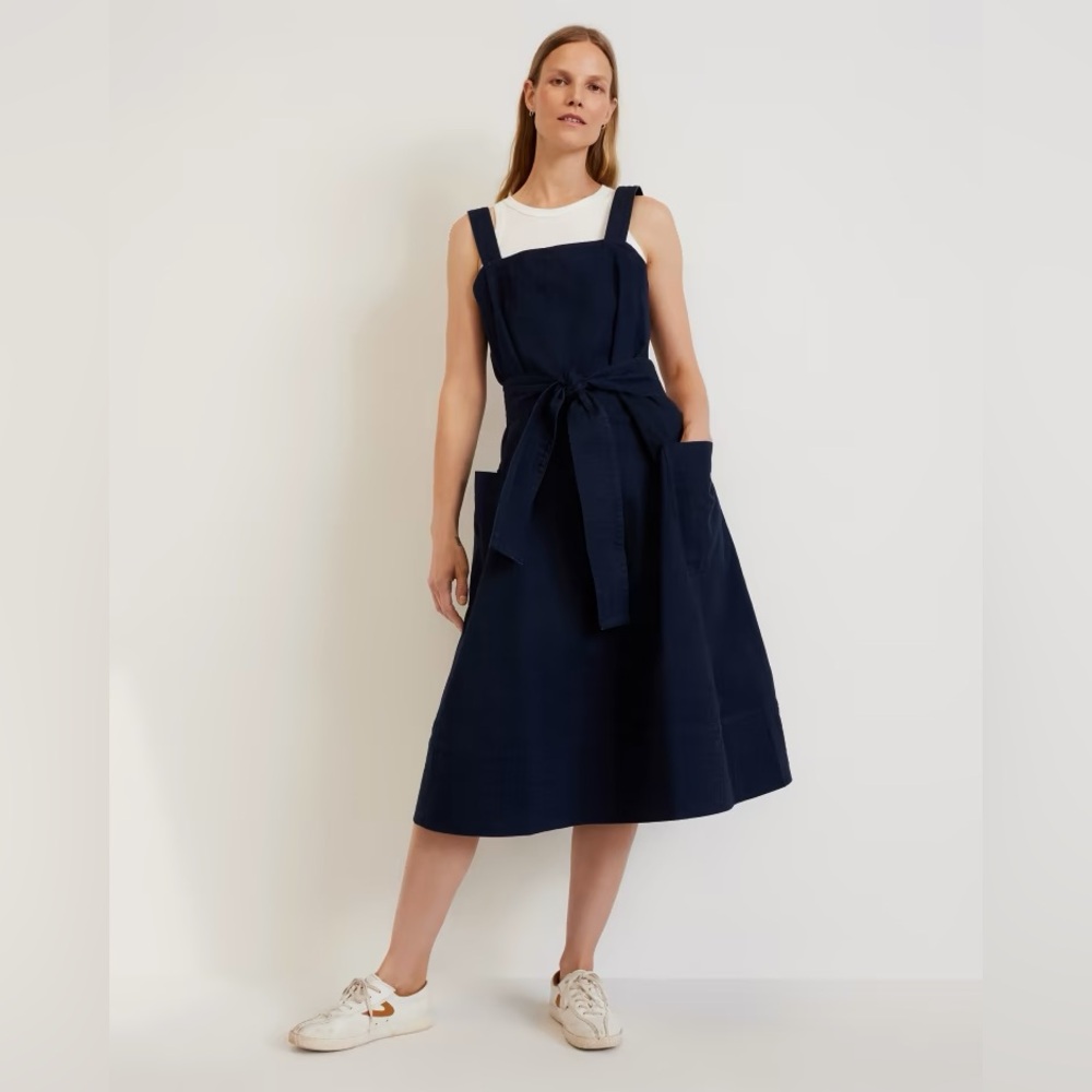 Everlane The Organic Cotton Herringbone Dress